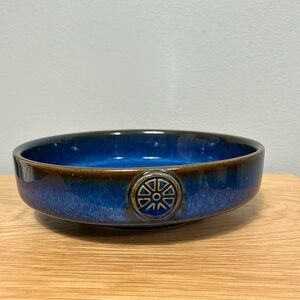 Blue Ceramic Bowl by Maria Philippi for Soholm Stentoj Nordlys, Denmark
